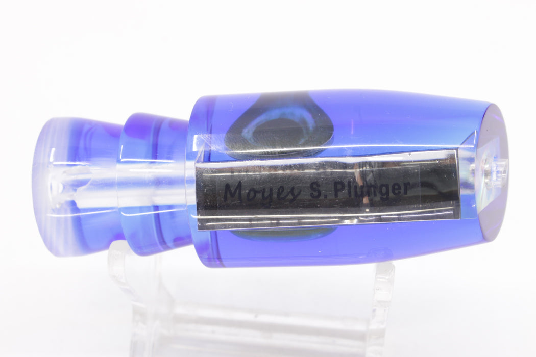 Moyes Lures Mirrored Blue Back Taxi Eyes Small Plunger 9" 3oz GZE