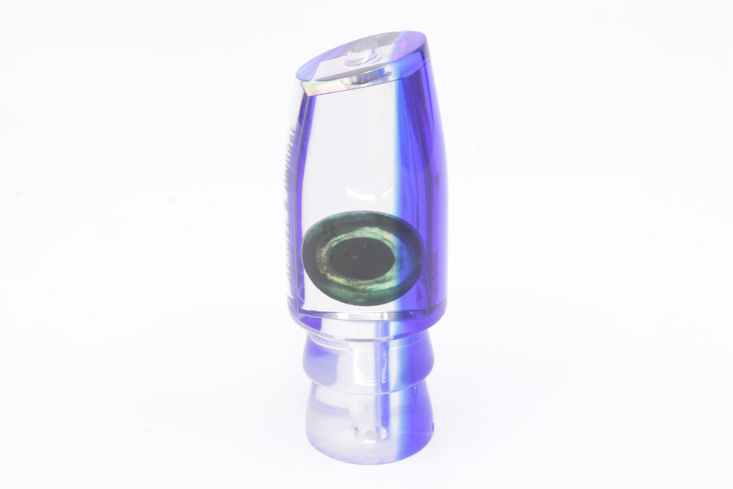 Moyes Lures Mirrored Blue Back Taxi Eyes Small Plunger 9" 3oz GZE
