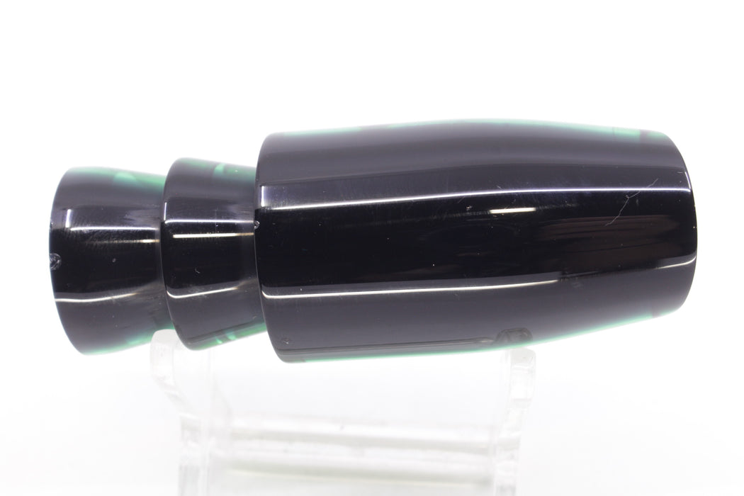 Moyes Lures Green MOP Black Back Small Plunger 9" 3oz