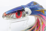 Tom Futa Lures(?) Silver Starburst Blue-Pink Back Paniolo 9" 3.7oz Near New Pre-Owned