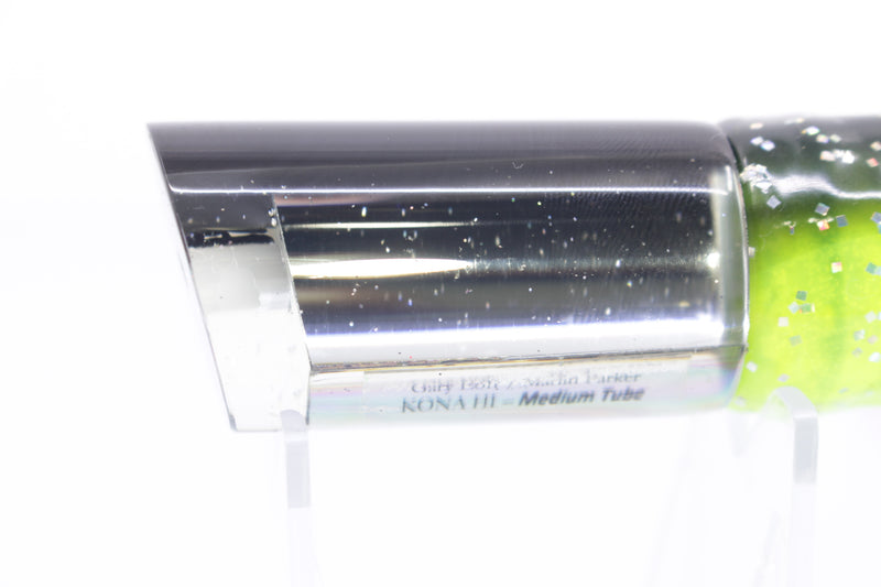 Marlin Magic Lures Mirrored Black Back Medium Tube 9" 6oz Skirted Magic Johnson