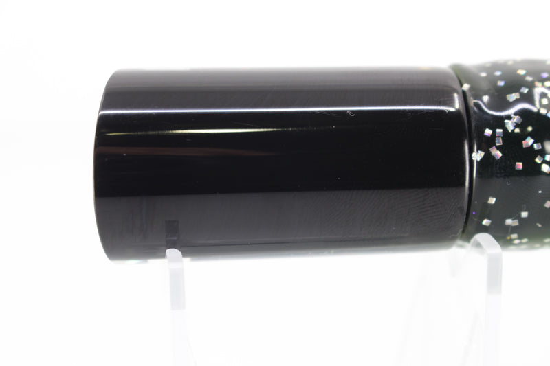 Marlin Magic Lures Mirrored Black Back Medium Tube 9" 6oz Skirted Magic Johnson