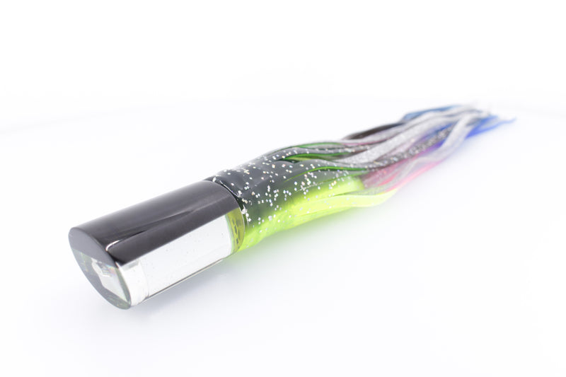 Marlin Magic Lures Mirrored Black Back Medium Tube 9" 6oz Skirted Magic Johnson
