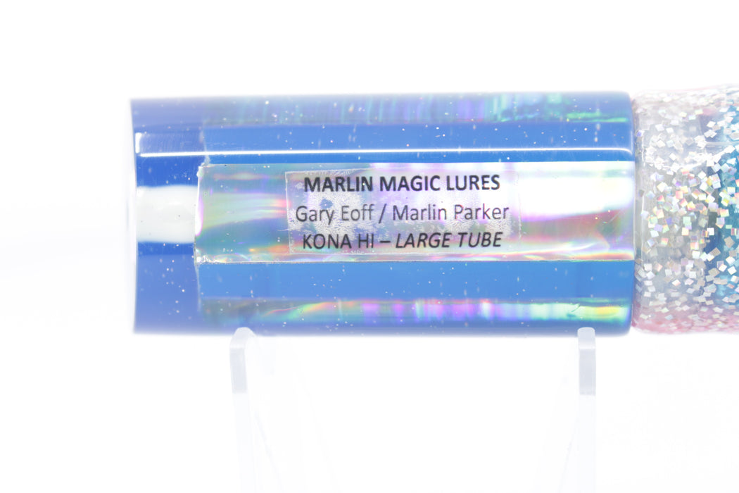 Marlin Magic Lures Mirrored Blue Back Large Tube 12" 8oz Skirted