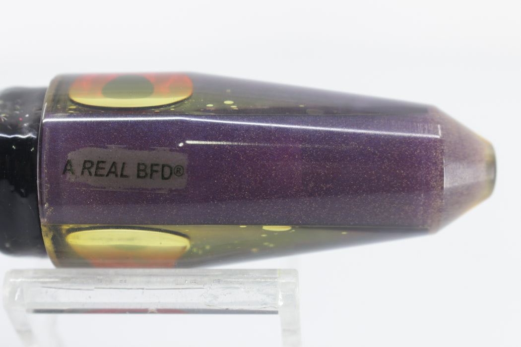 BFD Lures Blue Rainbow Purple Pearl Harpy Bullet 9" 5.7oz New Pre-Owned
