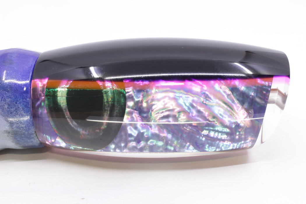 Moyes Lures Rainbow MOP Black-Pink Back Papa Teaser 30.5oz Fire Tailz Aku Revisited