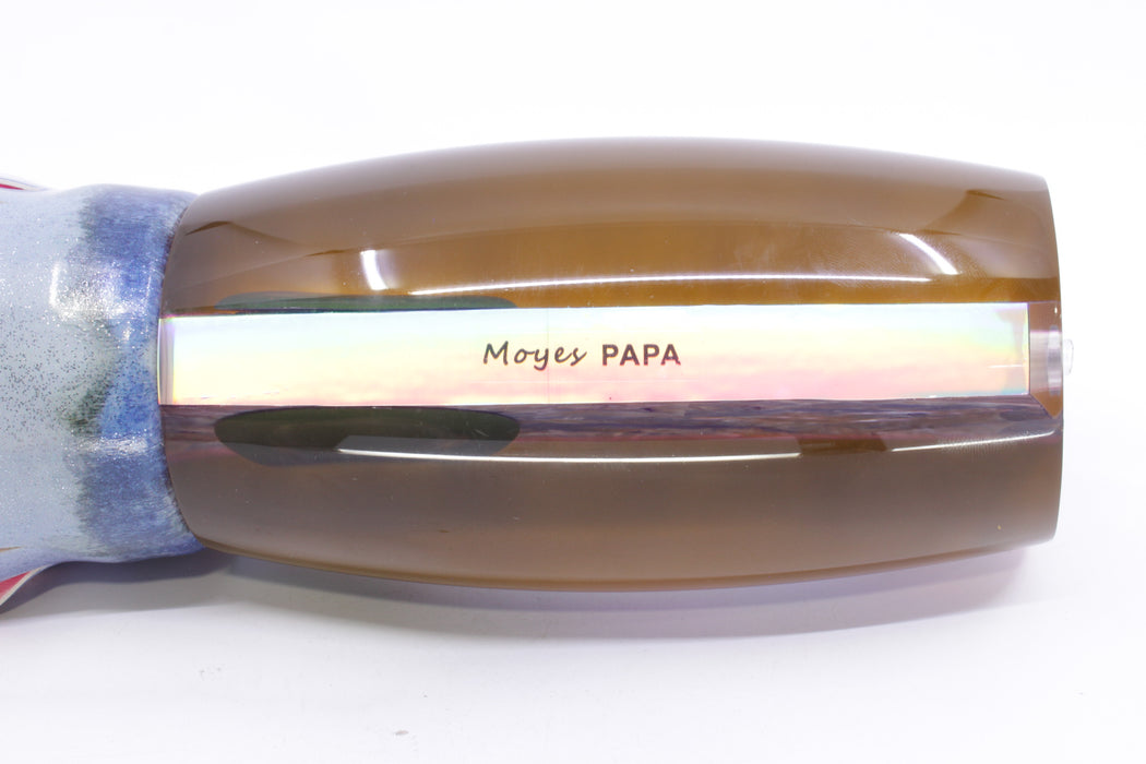 Moyes Lures Rainbow MOP Black-Pink Back Papa Teaser 30.5oz Fire Tailz Aku Revisited