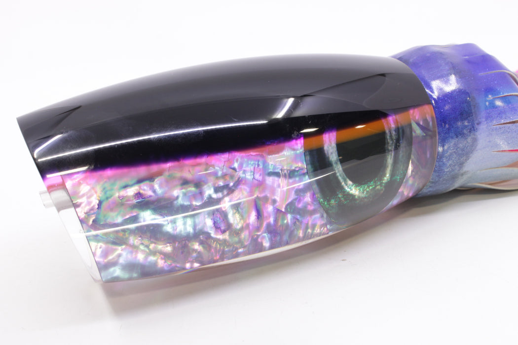 Moyes Lures Rainbow MOP Black-Pink Back Papa Teaser 30.5oz Fire Tailz Aku Revisited