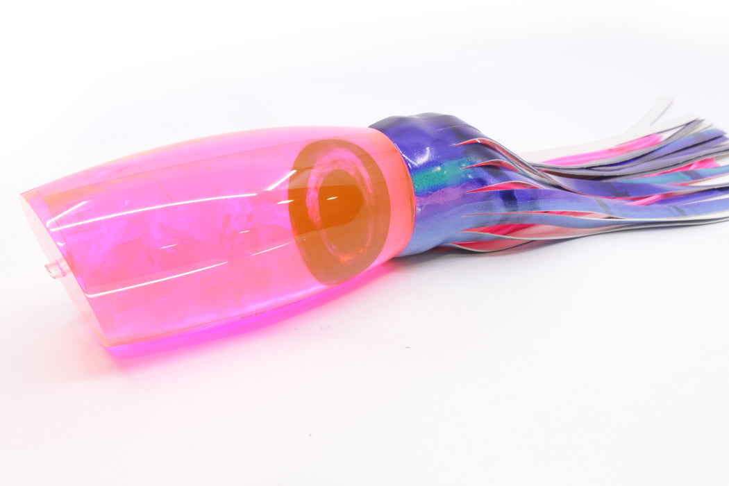 Moyes Lures Fluorescent Pink MOP Papa Teaser 30.5oz Fire Tailz Blueberry