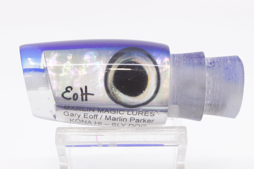 Marlin Magic White Awabi Blue Back Taxi Eyes Sly Dog 9" 4.1oz