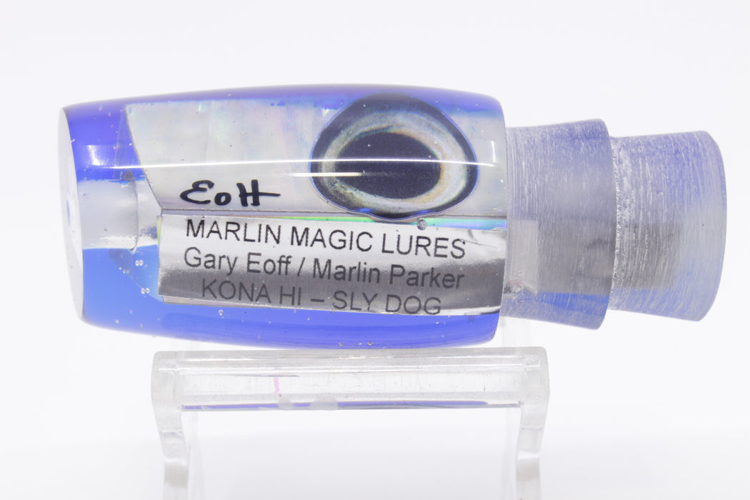 Marlin Magic White Awabi Blue Back Taxi Eyes Sly Dog 9" 4.1oz