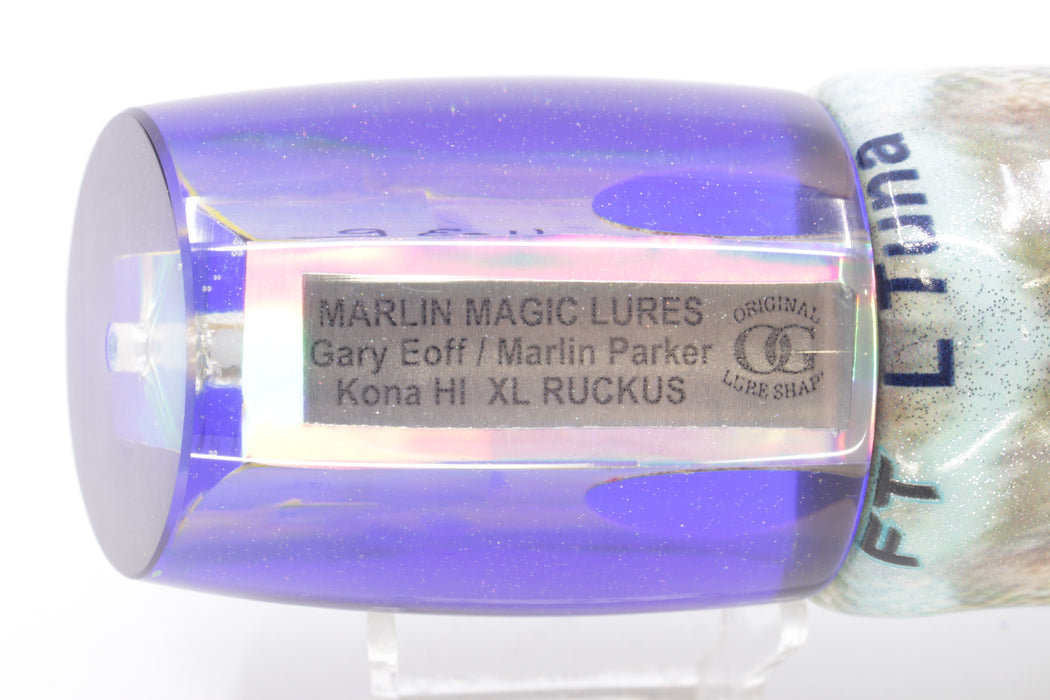 Marlin Magic Golden MOP Blue Back Red Eyes XL Ruckus 16" 14oz FT Vinyl Yellowfin