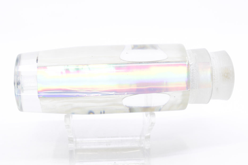 Marlin Magic White Awabi Taxi Eyes Large Hard Head 12" 4.5oz