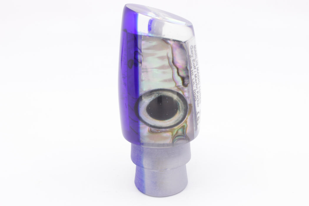 Marlin Magic White Abalone Blue Back Taxi Eyes Lil Dog 12" 5.2oz