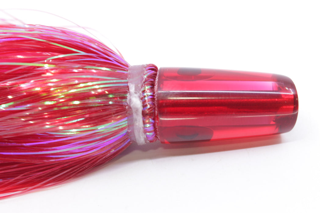 Coggin Lures Red Mirrored Baby Peanut Stick 4.5" 1oz Strobez Red/Pink