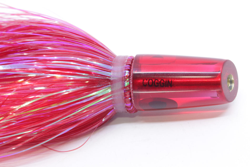 Coggin Lures Red Mirrored Baby Peanut Stick 4.5" 1oz Strobez Red/Pink
