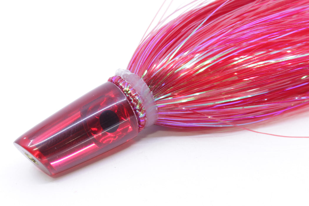 Coggin Lures Red Mirrored Baby Peanut Stick 4.5" 1oz Strobez Red/Pink