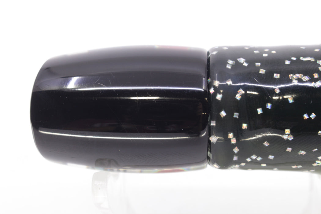 Marlin Magic Blue-Purple Abalone Black Back Red Eyes Tiny Ruckus 7" 3oz Skirted