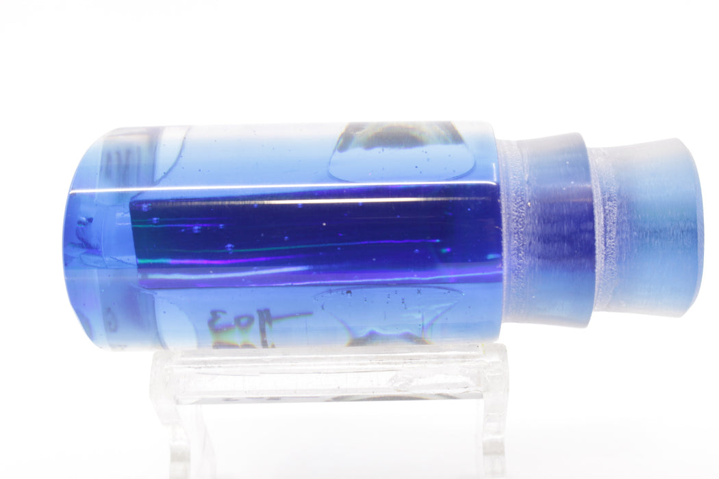 Marlin Magic Lures White MOP Blue Back Taxi Eyes Medium Tube 9" 4oz