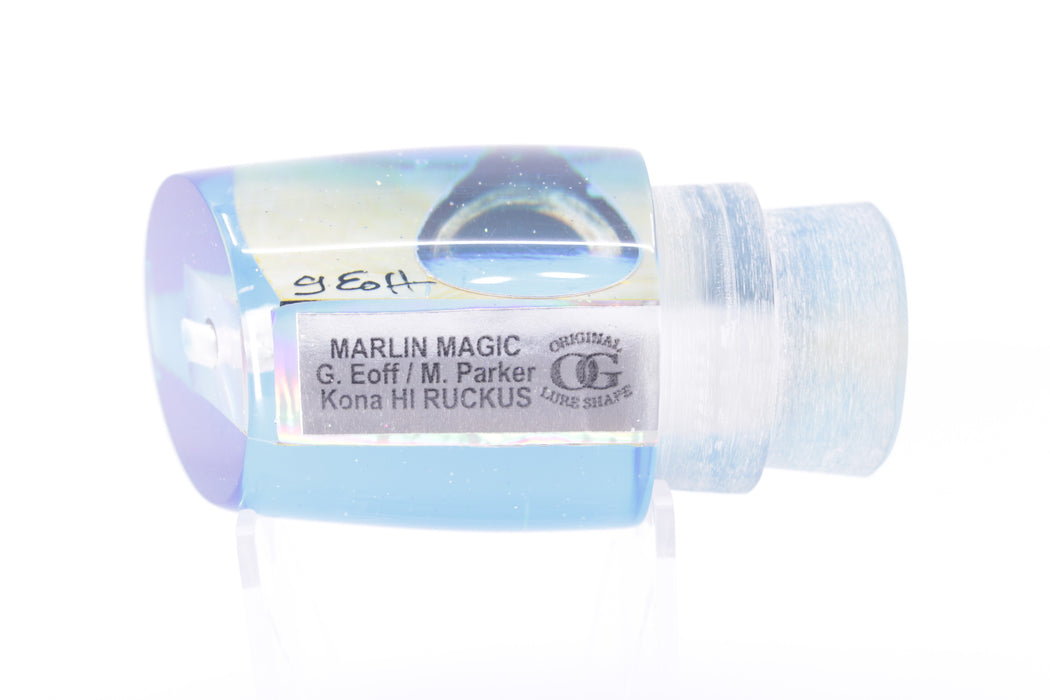 Marlin Magic Golden MOP Blue Back Taxidermy Eyes Ruckus 12" 7.2oz