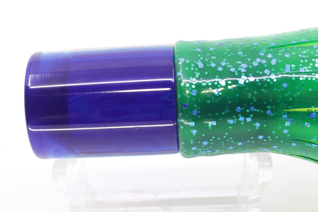 Marlin Magic Lures White Awabi Blue Back HSAP 7" 3.5oz Skirted Mahi