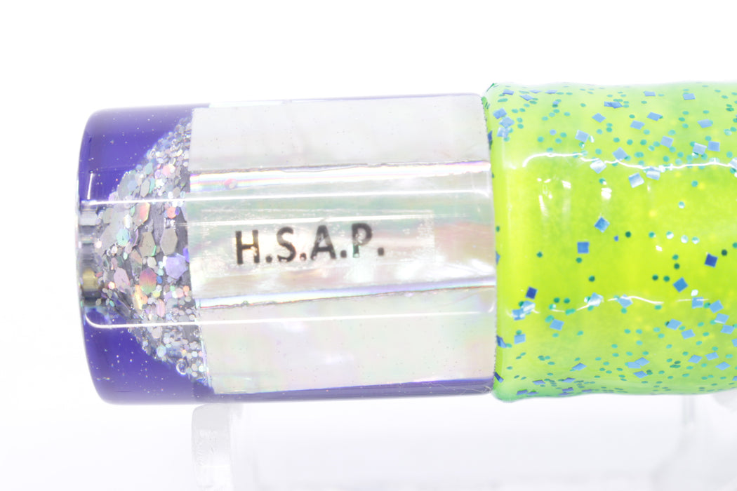 Marlin Magic Lures White Awabi Blue Back HSAP 7" 3.5oz Skirted Mahi