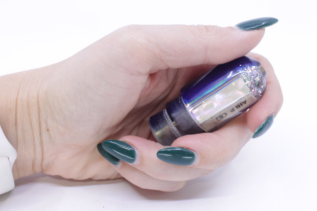 Marlin Magic Lures White Awabi Blue Back Ahi P Bullet 7" 2.7oz