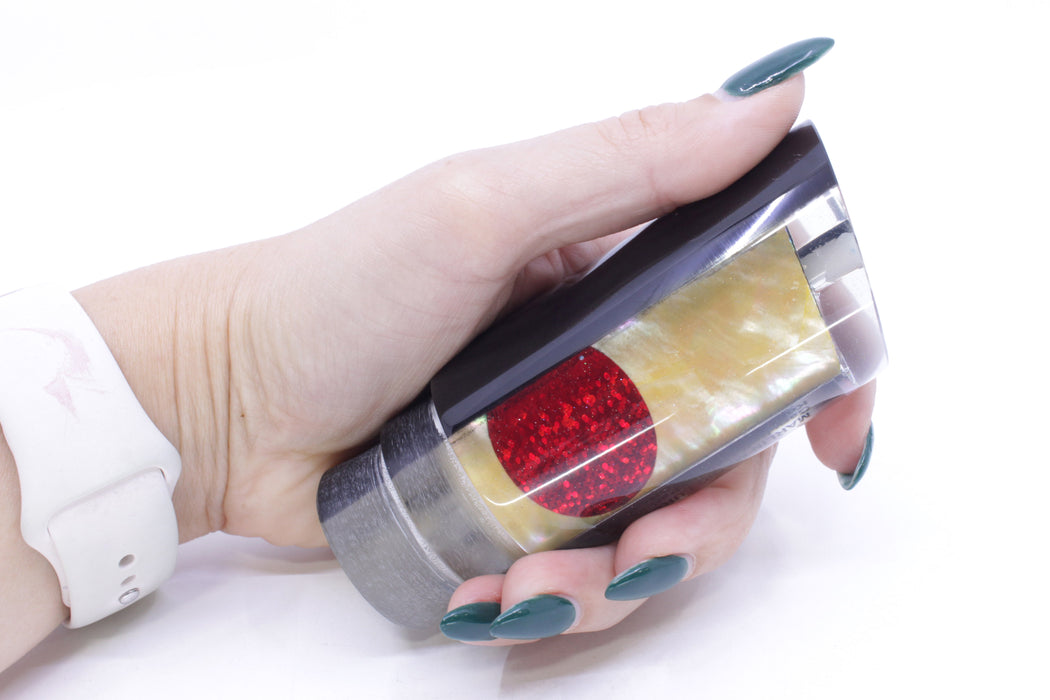 Marlin Magic Golden MOP Black Back Red Eyes Papa George 12" 7.5oz