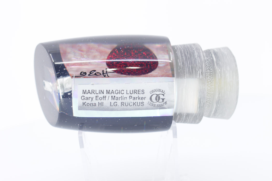 Marlin Magic Pink Awabi Black Back Red Eyes Large Ruckus 14" 8.6oz