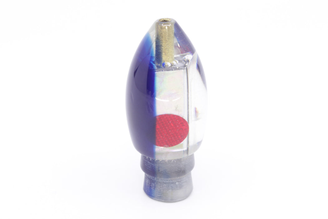 Marlin Magic Lures White Awabi Blue Back Red Eyes Teardrop AP Bullet 7" 2oz