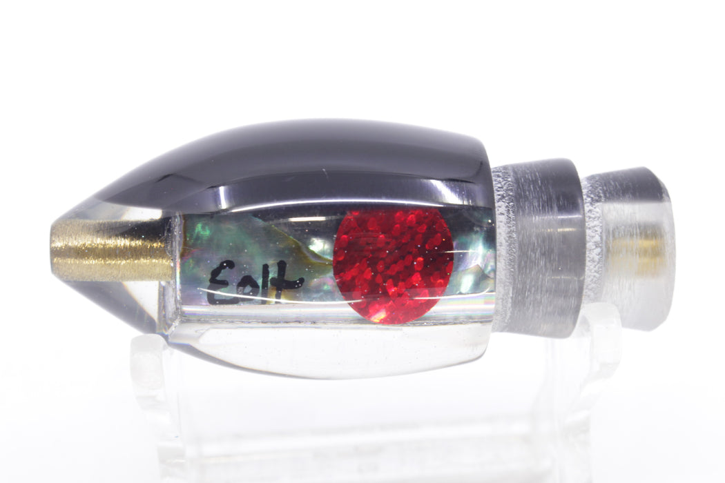 Marlin Magic Lures Blue-Purple Abalone Black Back Red Eyes Teardrop AP Bullet 7" 2oz