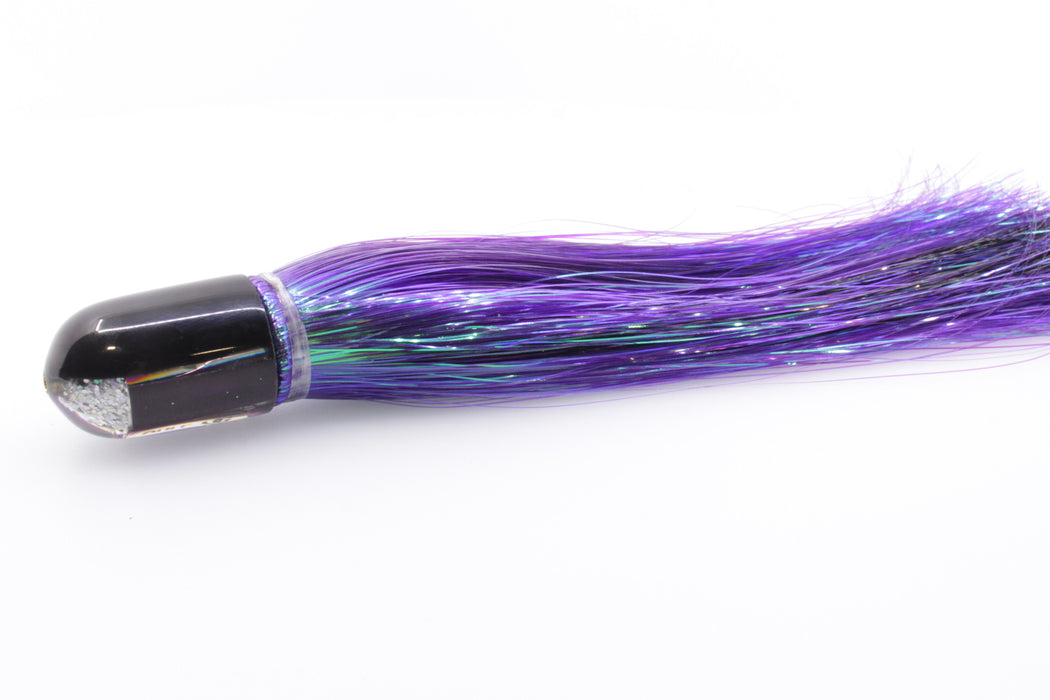 Marlin Magic Purple MOP Black Back Ahi Pussy Bullet 7" 3.2oz Strobez Purple/Black