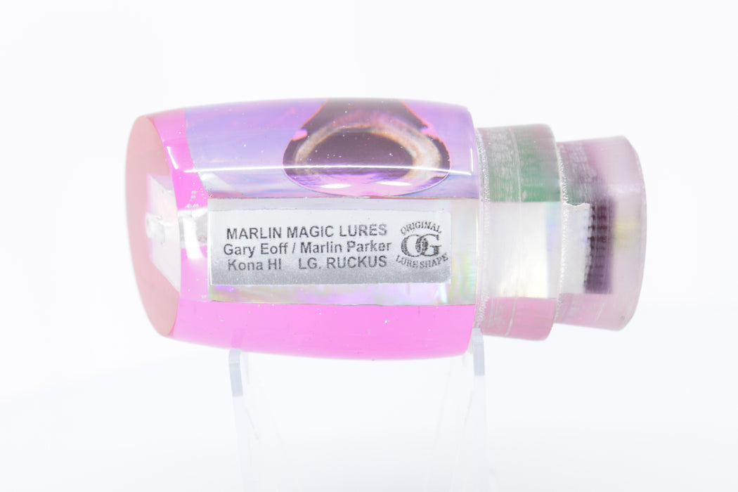 Marlin Magic Ice Blue MOP Pink Back Taxi Eyes Large Ruckus 14" 8.6oz