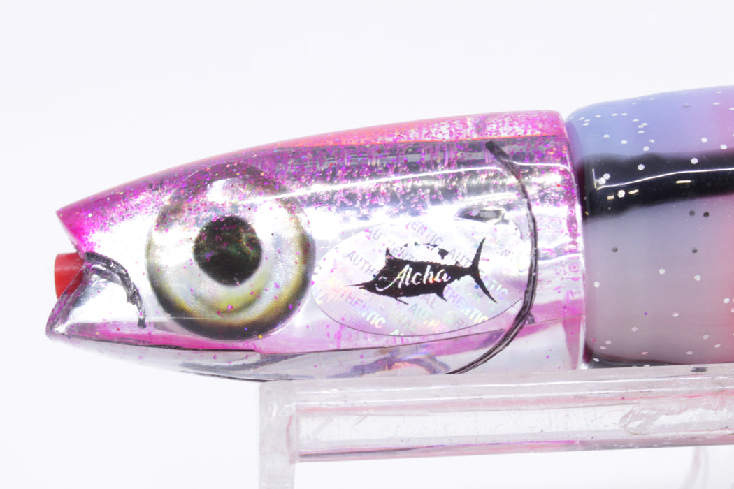 Aloha Lures Chrome-Mirrored Pink Back Small Super Ninja 7" 3.5oz Skirted Gay Bob EZ-K