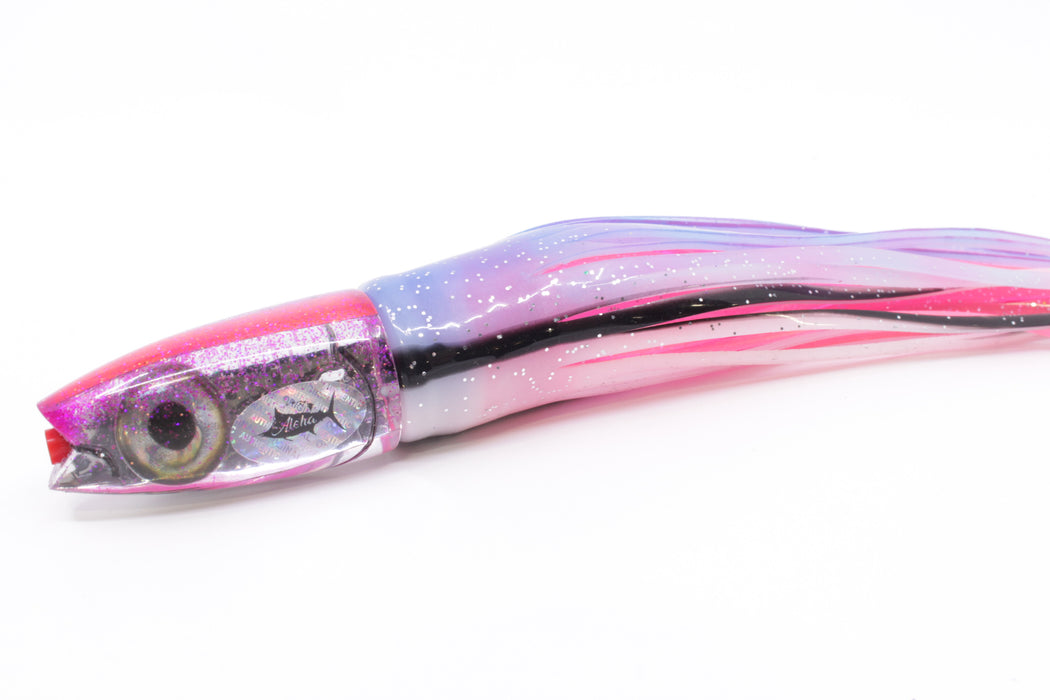 Aloha Lures Chrome-Mirrored Pink Back Small Super Ninja 7" 3.5oz Skirted Gay Bob EZ-K