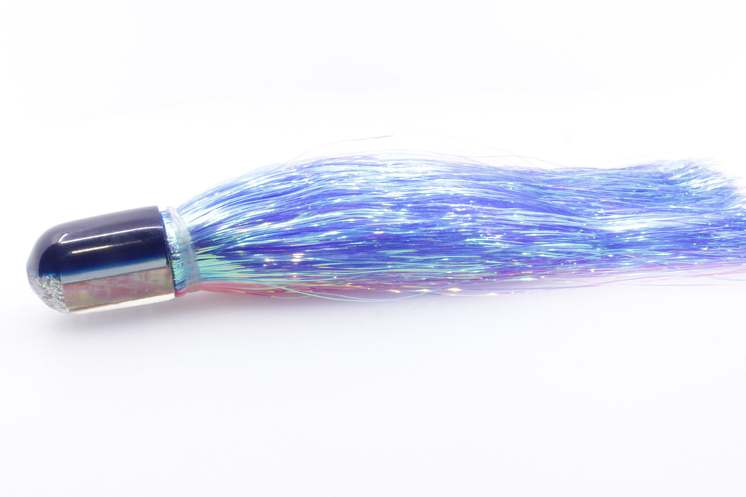 Marlin Magic Pink Awabi Blue Back Ahi Pussy Bullet 7" 3.2oz Flashabou Blue-Pink