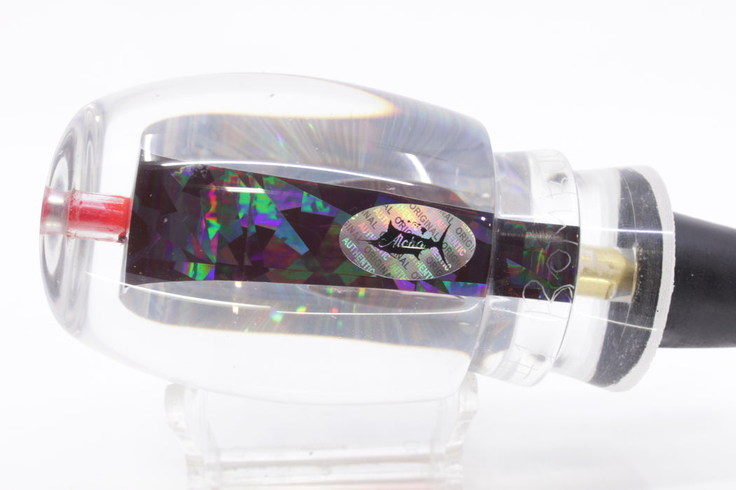 Aloha Lures Chrome Black Rainbow Back Red Eyes Bamboocha 12" 6.7oz EZ-K