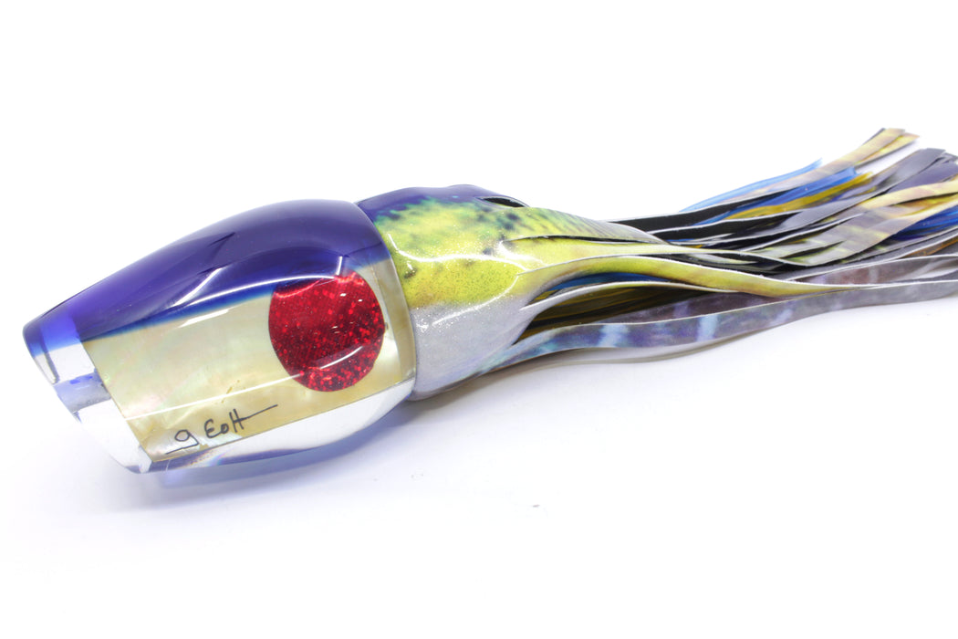Marlin Magic Golden MOP Blue Back Red Eyes Papa Joe 16" 17.5oz FT Vinyl Yellowfin