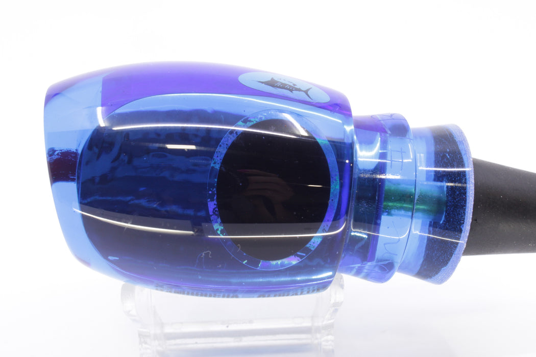 Aloha Lures Blue Mirrored Blue Rainbow Back Bamboocha 12" 6.7oz EZ-K