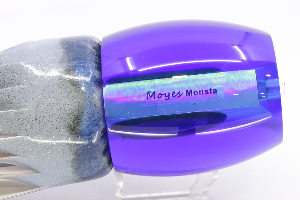Moyes Lures Blue MOP Dark Blue Back Monsta Teaser 20.4oz FT Vinyl Aku Revisited