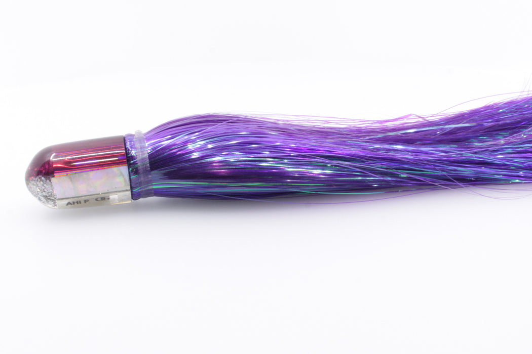 Marlin Magic White Awabi Purple Back Ahi Pussy Bullet 7" 3.2oz Strobez Purple/White