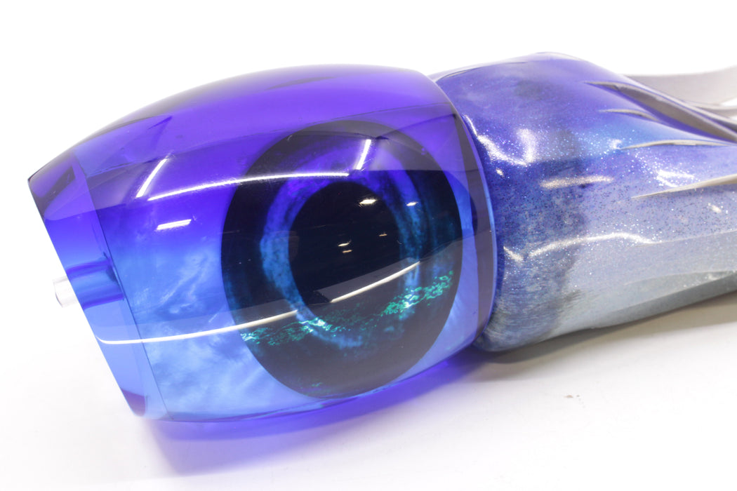 Moyes Lures Blue MOP Dark Blue Back Monsta Teaser 20.4oz FT Vinyl Aku Revisited