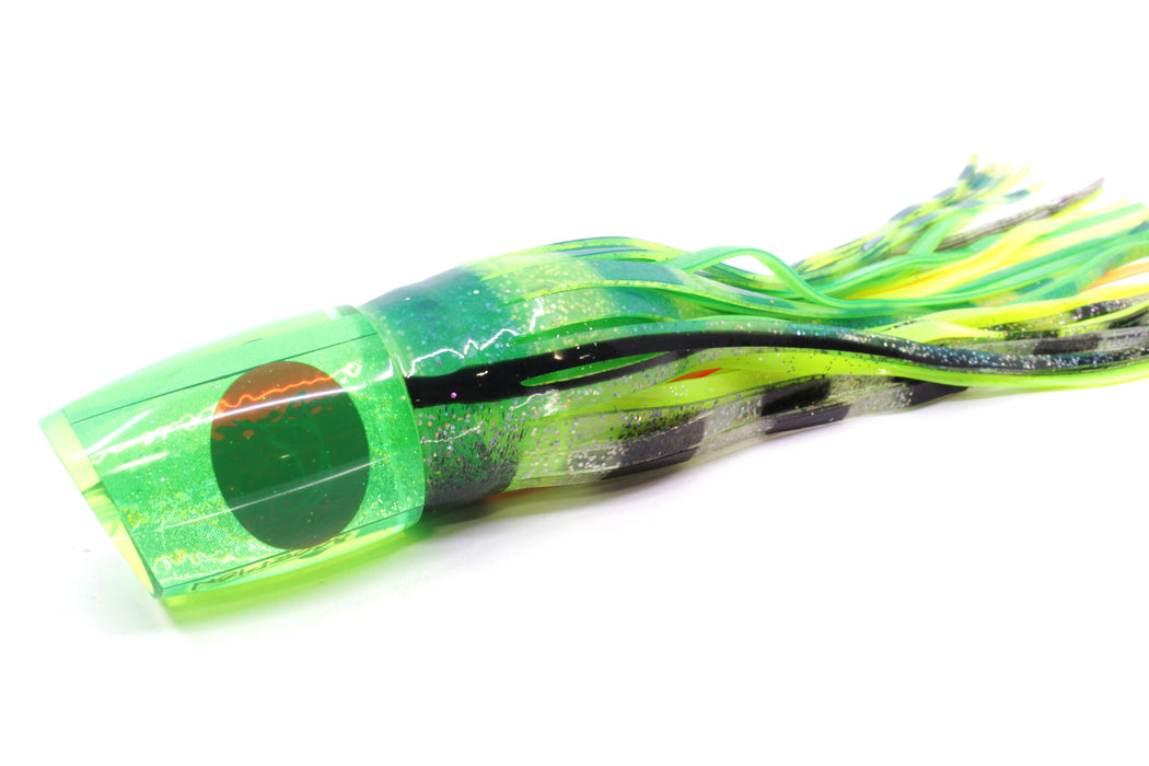 Bonze Lures Fluorescent Gree Rainbow Red Eyes Scorpion 14" 11.3oz Skirted