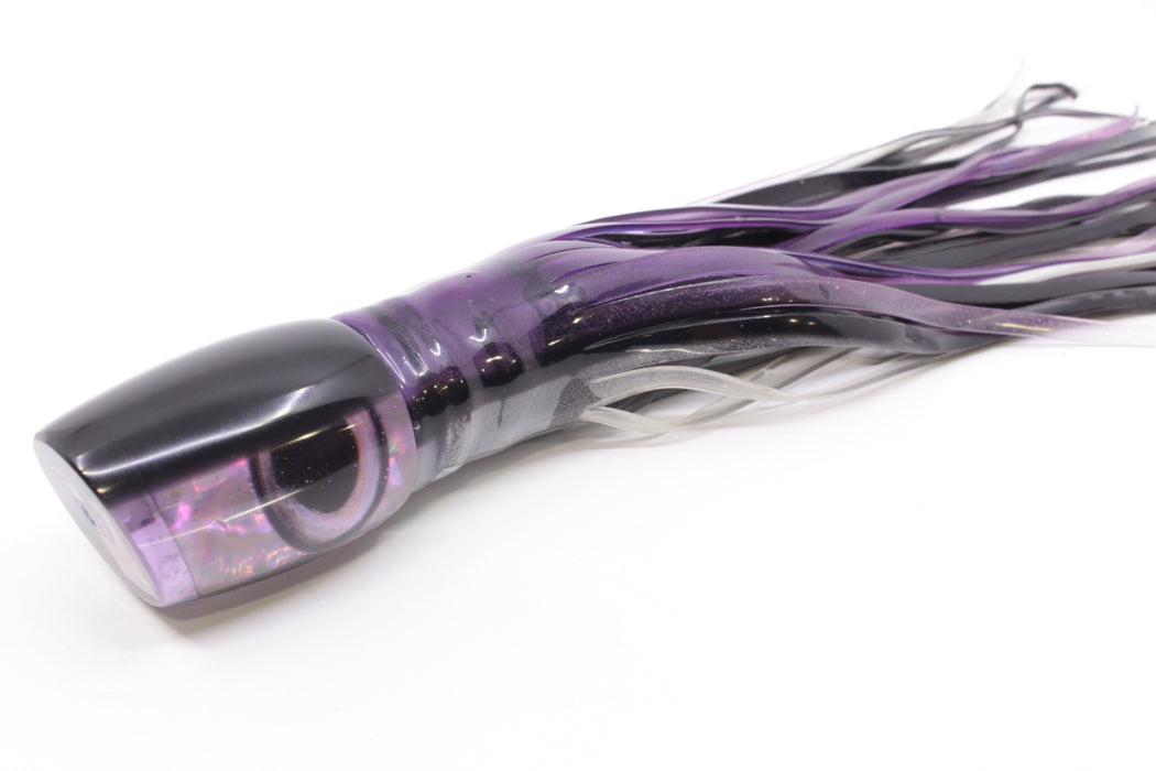 Marlin Magic Purple Awabi Black Back Taxi Eyes Small Ruckus 9" 5oz Skirted Skipjack