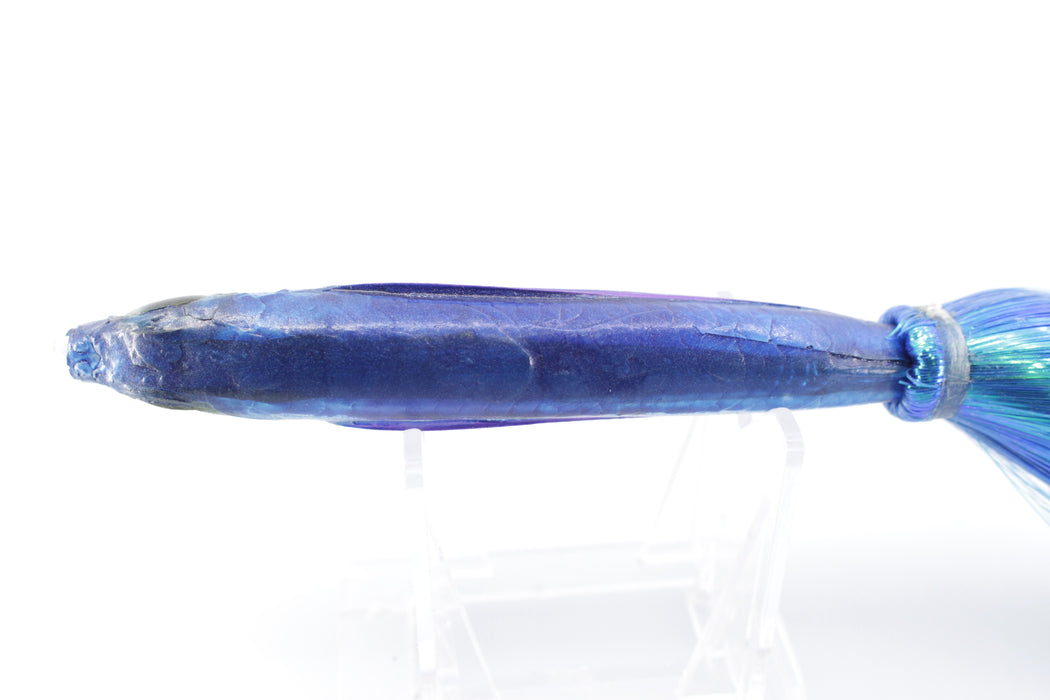 Aloha Lures Silver Rainbow Dark Blue Back Slapstick 5" 5.5oz Strobez Royal Blue