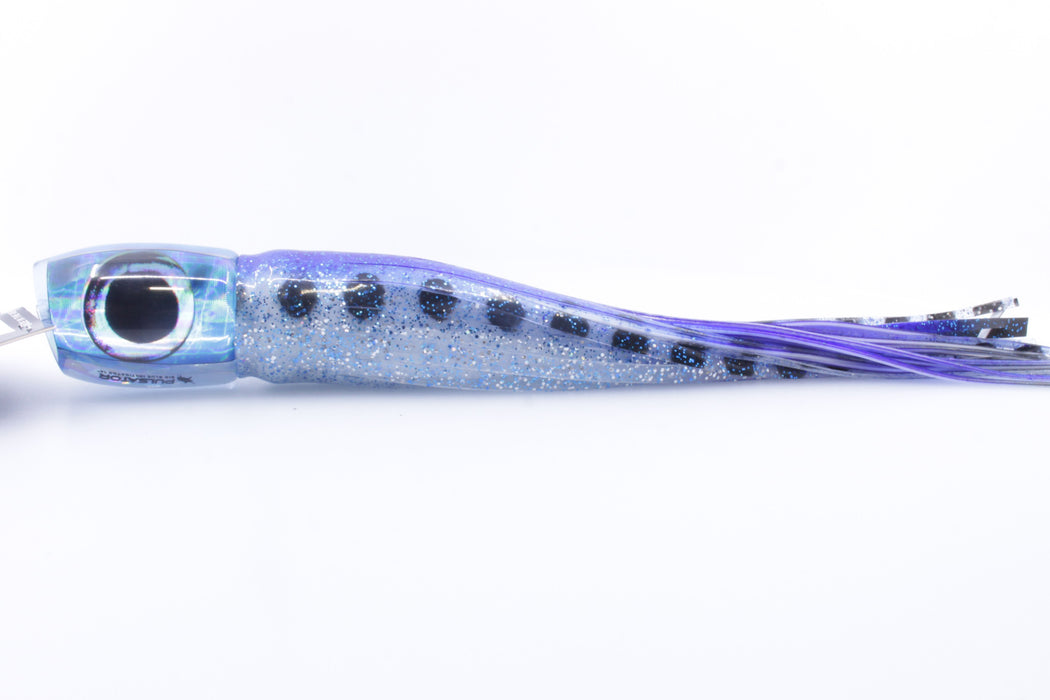 Pulsator Lures Ice Blue Rainbow Big Blue Instigator 14" 8oz Skirted Blue/White