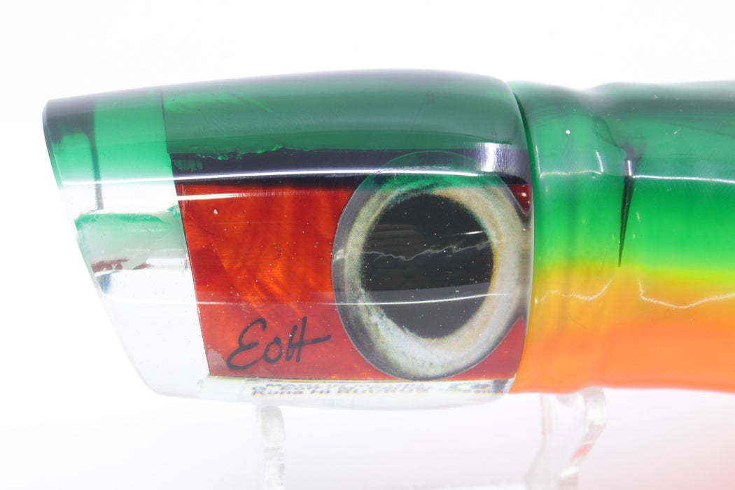 Marlin Magic Orange MOP Green Back Taxi Eyes Ruckus 12" 11oz Skirted Guacamaya
