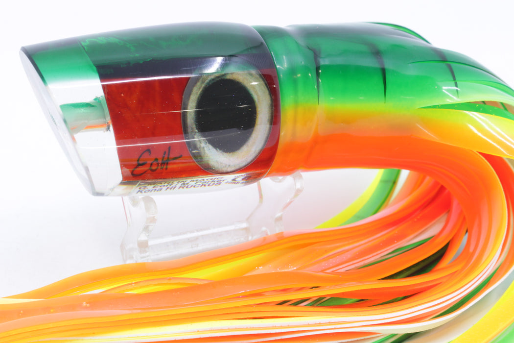 Marlin Magic Orange MOP Green Back Taxi Eyes Ruckus 12" 11oz Skirted Guacamaya