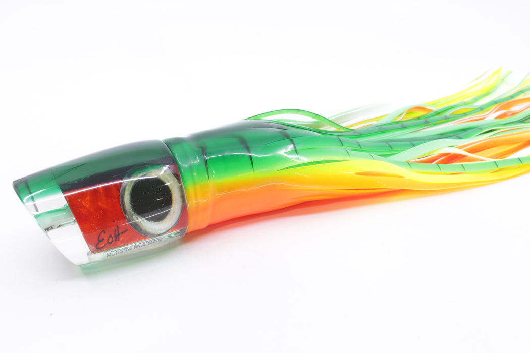 Marlin Magic Orange MOP Green Back Taxi Eyes Ruckus 12" 11oz Skirted Guacamaya