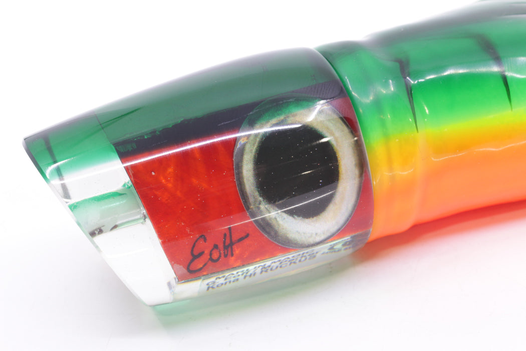 Marlin Magic Orange MOP Green Back Taxi Eyes Ruckus 12" 11oz Skirted Guacamaya